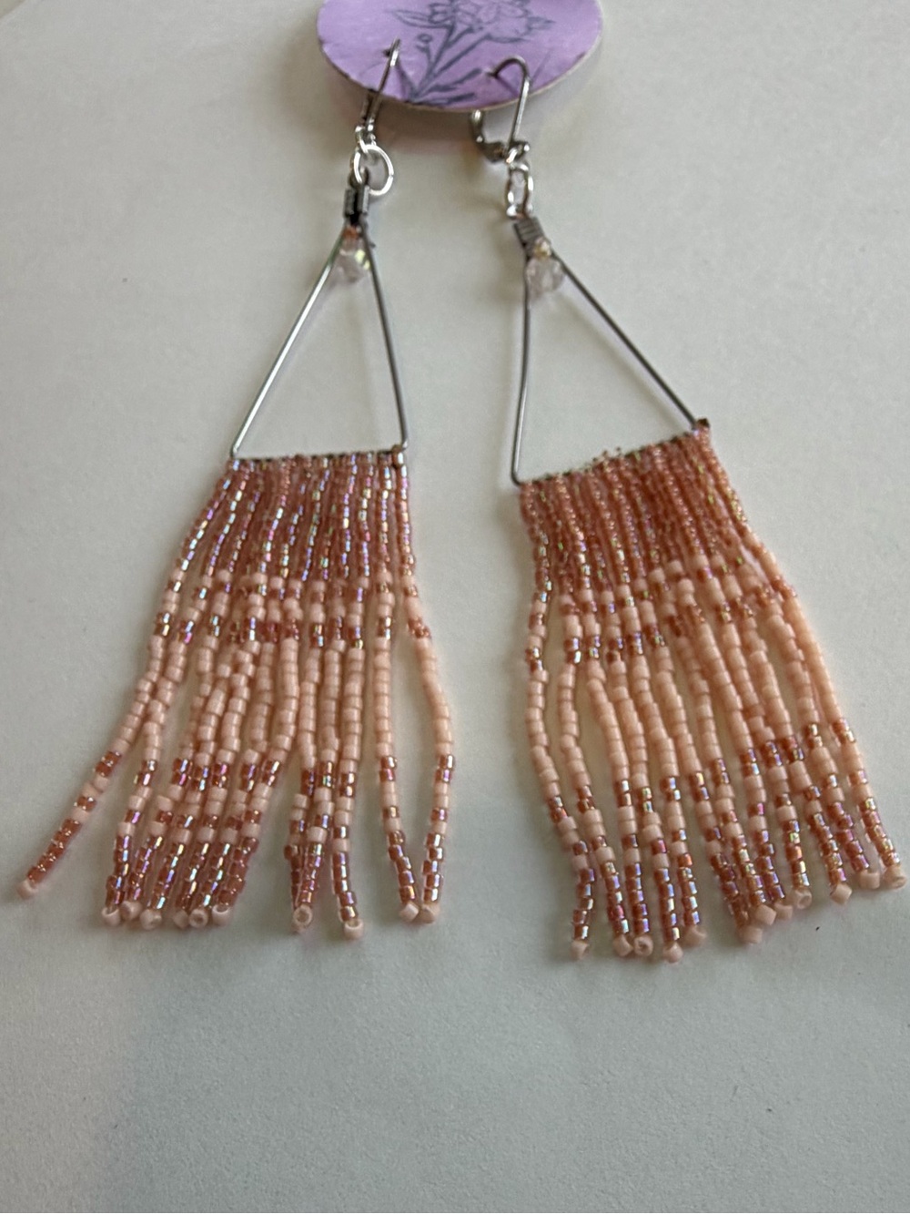 🪡Handmade Indigenous Beaded Earrings 🍊